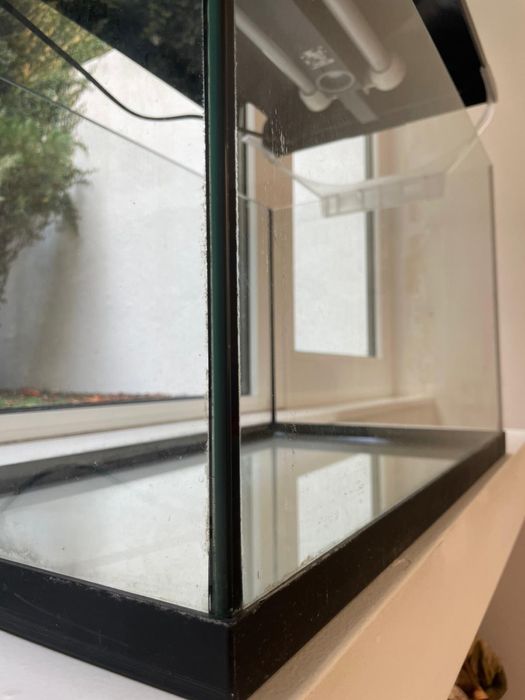 Aquário vidro - 100L - muito bom estado, com tampa e iluminação