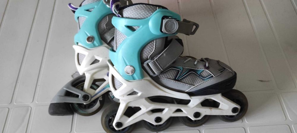 Patins em Linha Infantis Oxelo Fit 3 Ajustáveis
