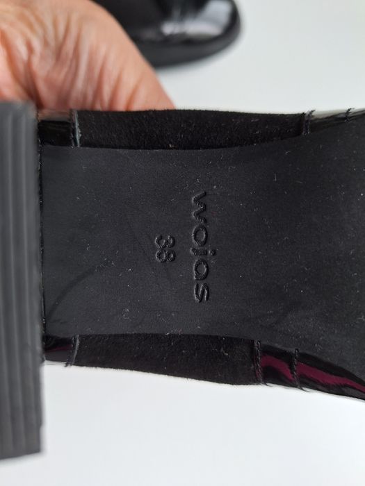 Buty na słupku, czarne