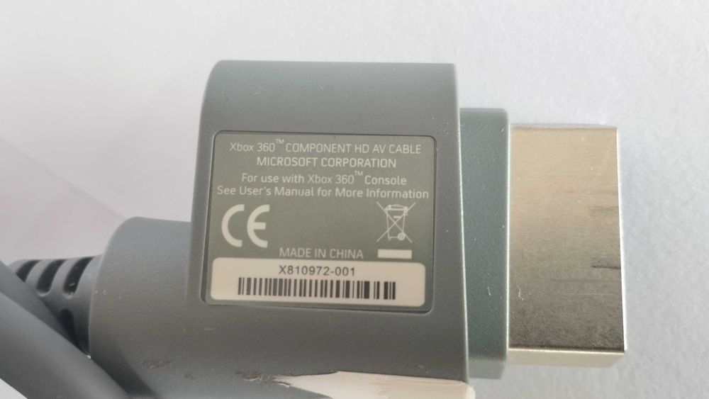 XBOX 360 - Original HD AV Component Video Cable with Optical Audio Output64284595754242123