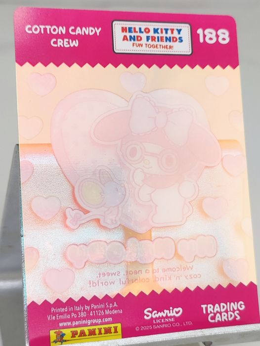 Carta 188 Panini "Hello Kitty and Friends Fun Together"