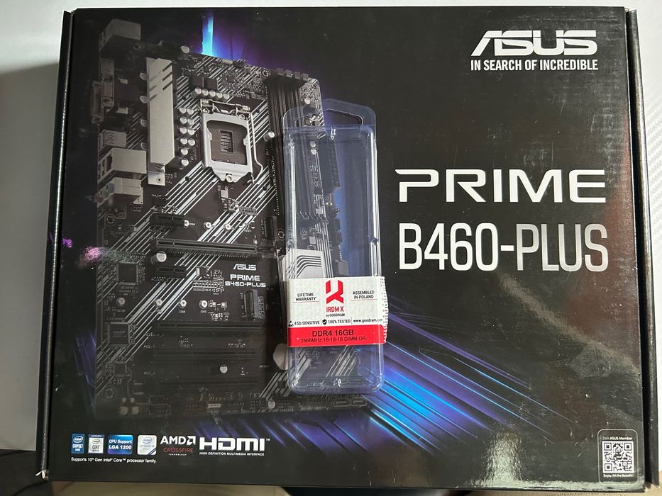 Płyta główna, procesor, ram ddr4 (OPIS)
