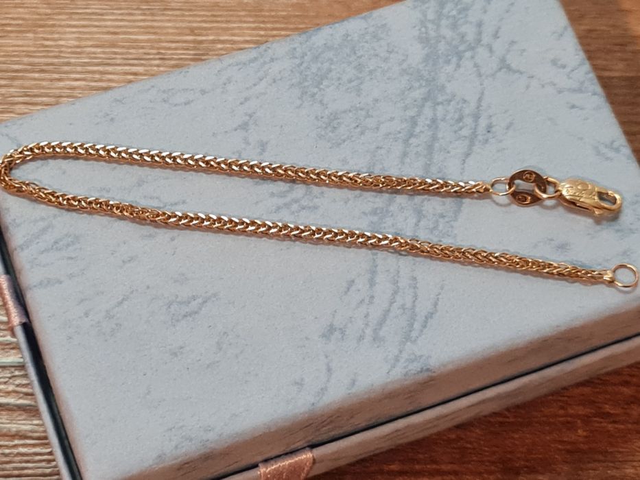 Złota damska bransoletka od Lombardia Katowice