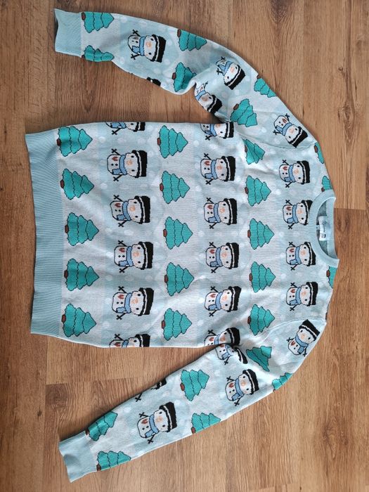 Sweter świąteczny M snowman bałwan livosimone