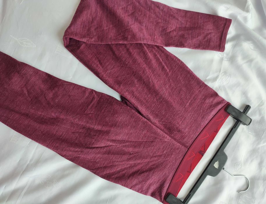 Bielizna termiczna legginsy wełniane