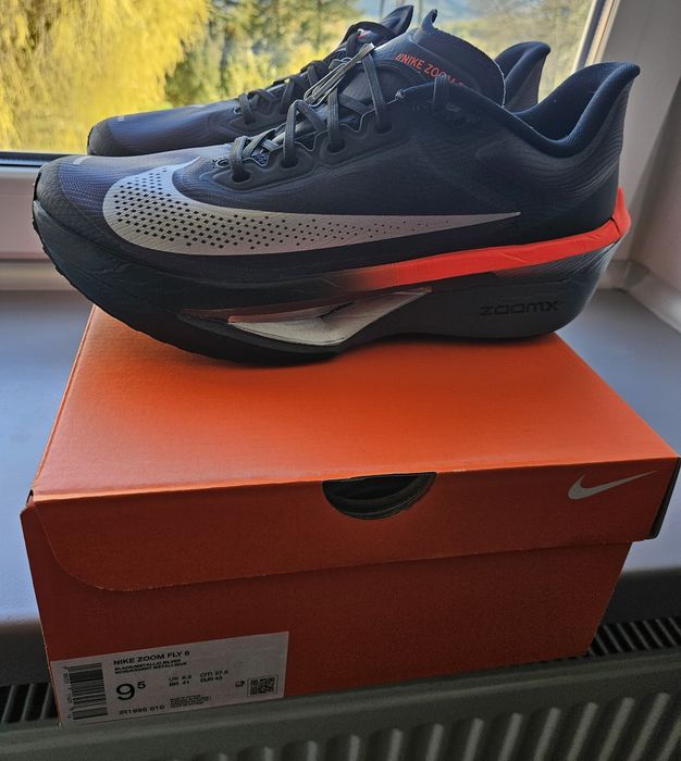 Buty Nike Zoom Fly 6 Czarno-Srebrne 43 nowe gwarancja
