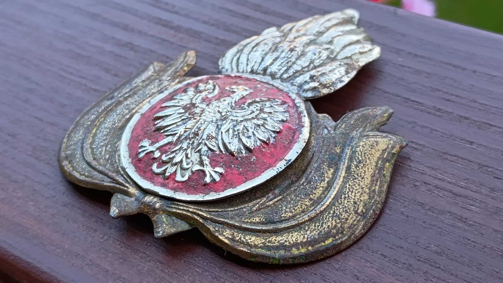 Straż Pożarna -orzeł - oznaka z czapki wz. 1951