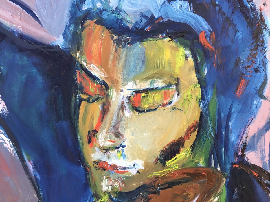 Óleo s tela "Vibrato" Jorge Bandeira