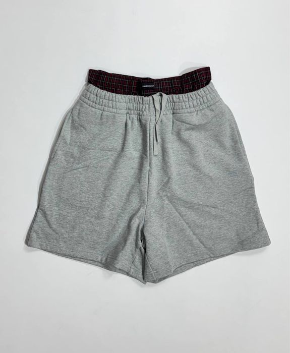 шорты Balenciaga boxer grey shorts