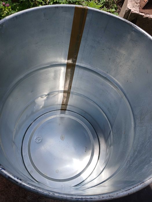 Бочка 200 л б/в оцинковка для води, зерна, сипучіх без кришки