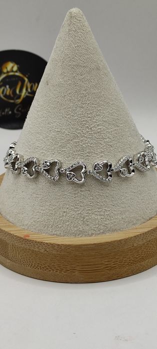 Bransoletka platynowa