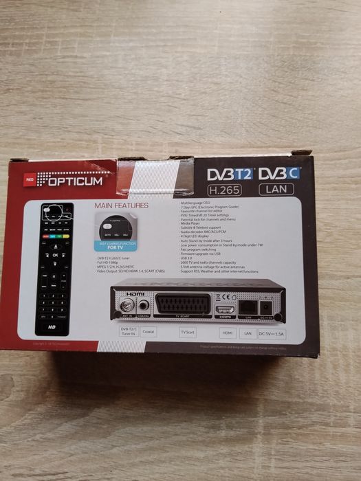 Tuner DVB-T 2 Opticum nytro box plus