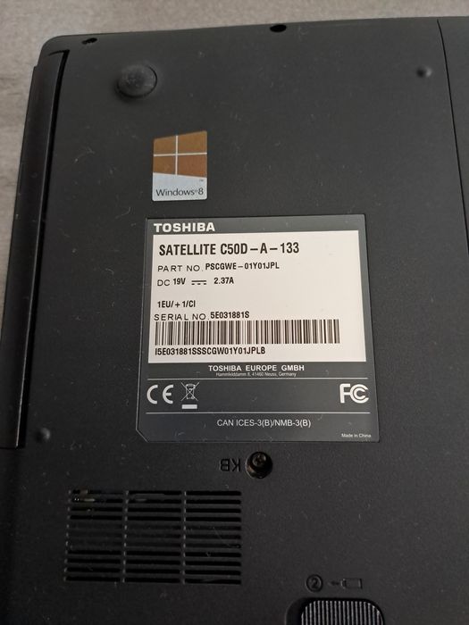 Laptop Toshiba Satelite C50D-A-133
