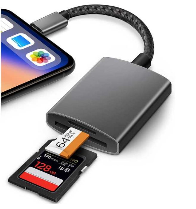 MicroSD z Podwójnym Slotem - Czytnik kart pamięci