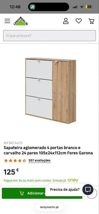 Sapateira branca e castanha