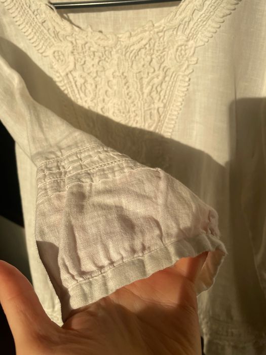 Bluza damska biała Zara basic r M jak nowa