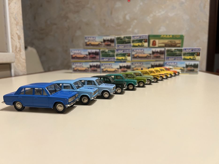 Модели авто СССР ВАЗ Масштаб 1/43