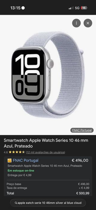 Apple Watch série 10 46mm