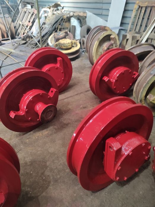 Крановые колеса поковка мост.кран в сборе К2Р710*100 4шт комп-та