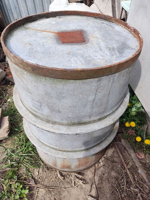 Продам бочку оцинковану на 200 літрів