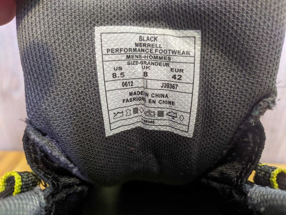 Кроссовки треккинговые кожаные Merrell