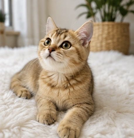 Шотландське кошеня золота шиншила .