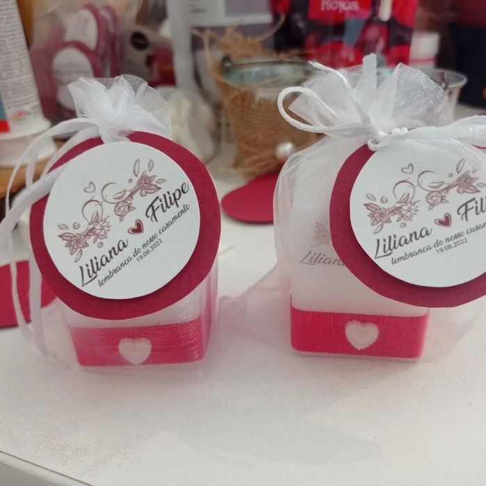 Lembranças velas personalizas
