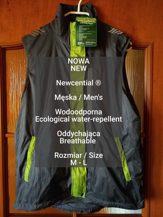 NOWA  Newcential  Męska kamizelka rowerowa sportowa, Rozmiar M-L