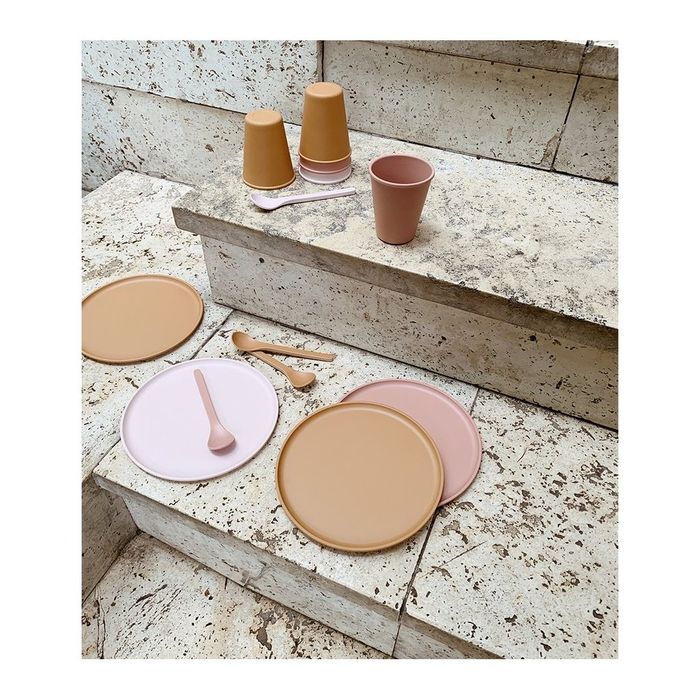 Набір тарілок з тваринами Liewood 6 шт. бамбук