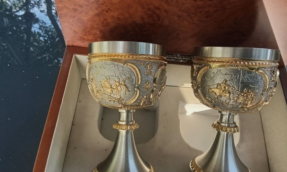 Бокалы лимитированные Clearmont Pewter Ireland.