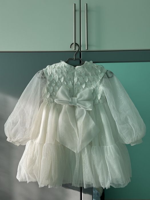 Сукня дитяча suzie біла 134, сніжинка, сніжна королева, зима.