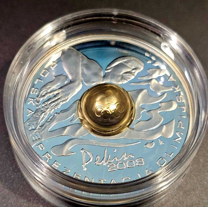 srebrne monety 10 zł rocznik 2008