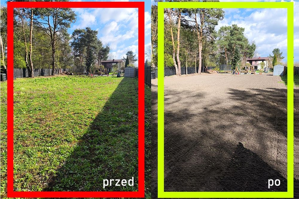 Glebogryzarka separacyjna usługi. Warszawa