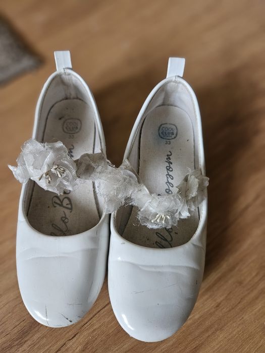 Biale buty komunijne 33 cool club
