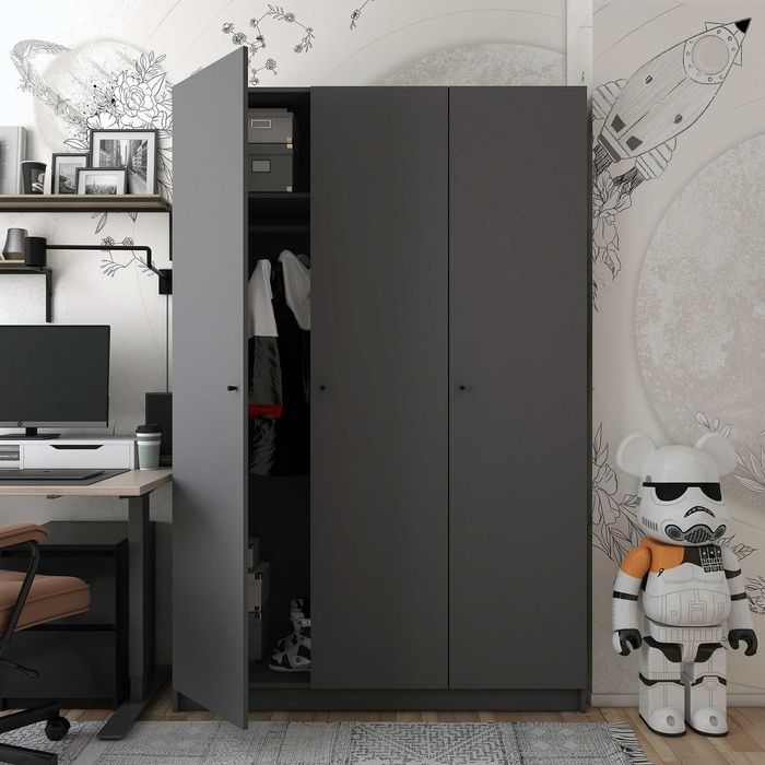 Шкаф Promo 2 з поличками. Доставка, сборка. Практичный розпашна шафа