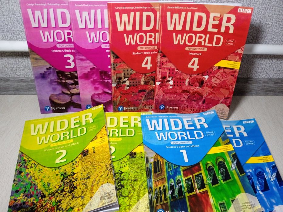 Wider world second edition усі рівні wider world 1 2 3 4