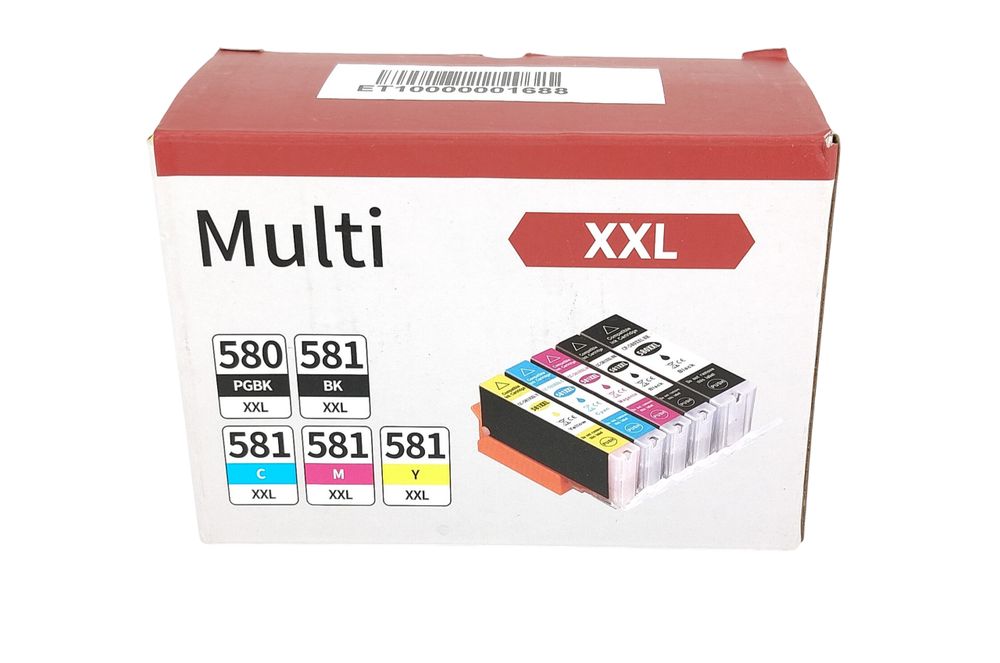 5x Tusz do Drukarki Canon XXL 580 581 Zamienniki