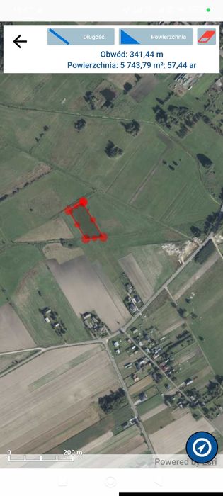 Działka rolna - łąka, staw rekreacja - Widok 2