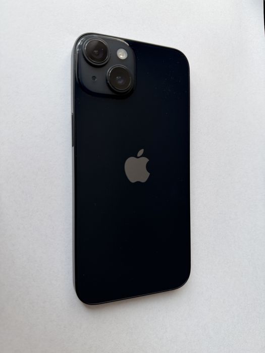 iPhone 14 128 GB czarny (Midnight), oryginalny komplet, bateria 88%.