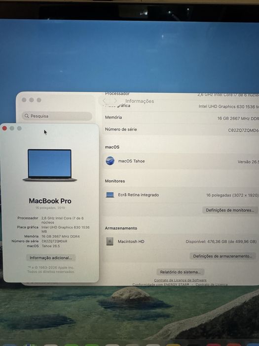 MacBook Pro 16” 2019