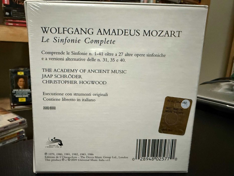 Mozart – Le Sinfonie Complete – The Academy Of Ancient Music, Hogwood