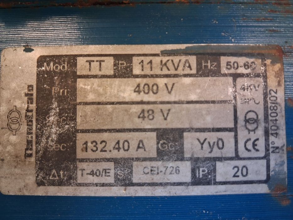 transformator 380v 48v 11kva