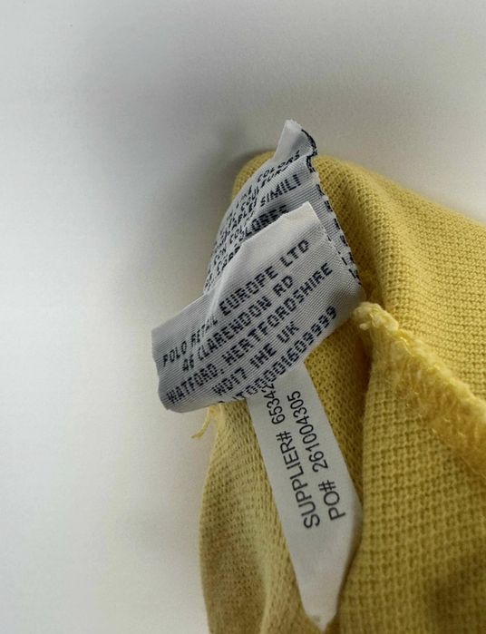 Koszulka Polo Ralph Lauren w rozmiarze L, żółta