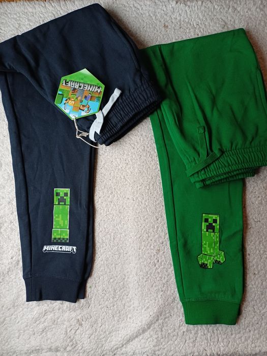 Bluza Minecraft lub spodnie  122/128 , 134/140