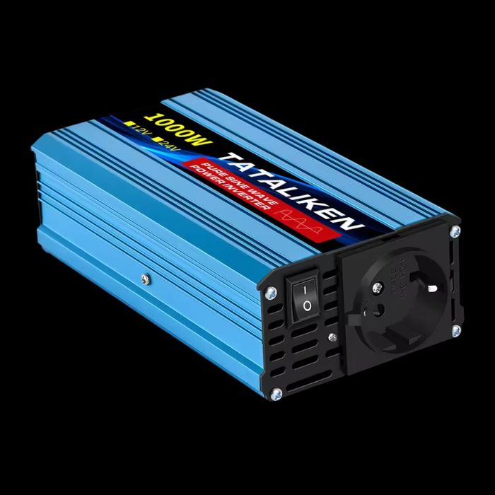 Інвертор Tataliken 1000W 12V-220V Pure Sine Wave (Чиста синусоїда).