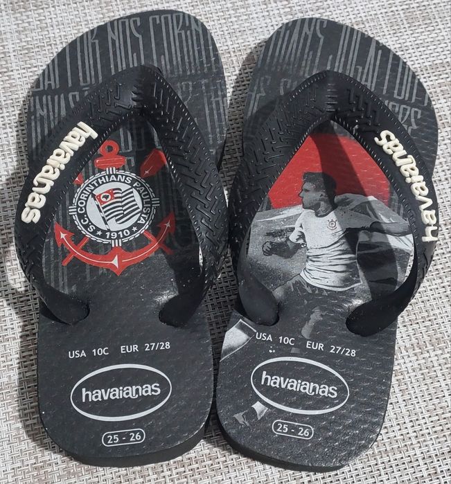 Chinelo Havaianas do Corinthians