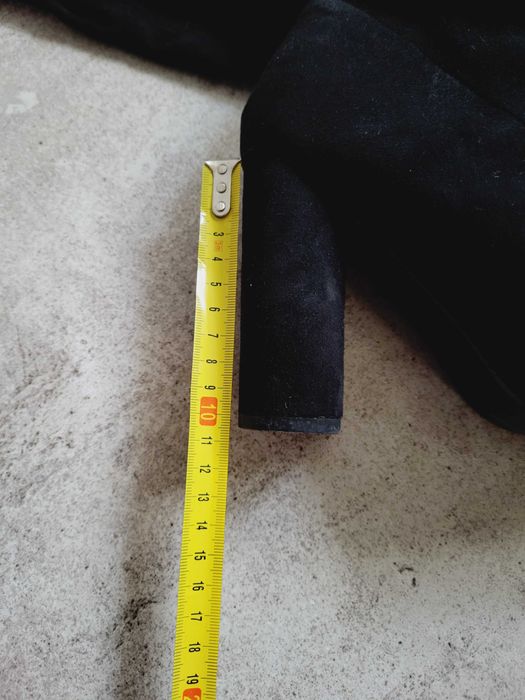 Czarne długie kozaki za kolano Deezee 38