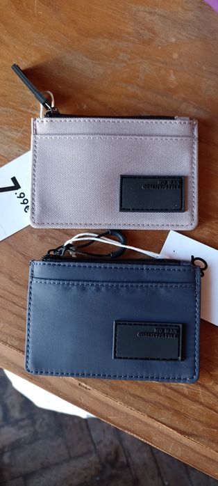 Conjunto duas carteiras porta cartões e moedas Mo