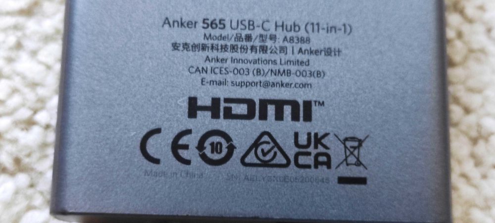 Stacja dokująca Anker 565 USB-C Hub (11 in 1) 100 W PD