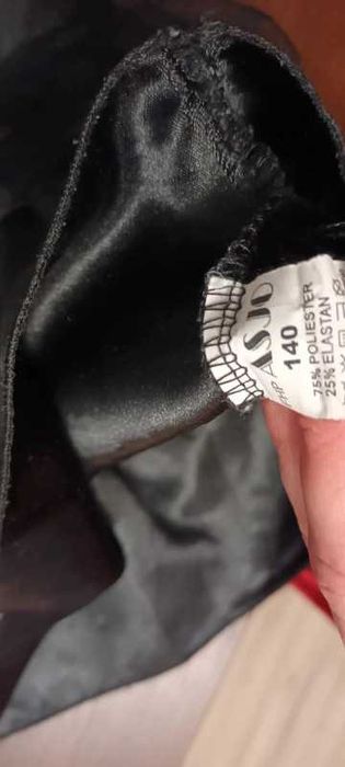 Spódniczka tiulowa czarna r 140 (110-140)